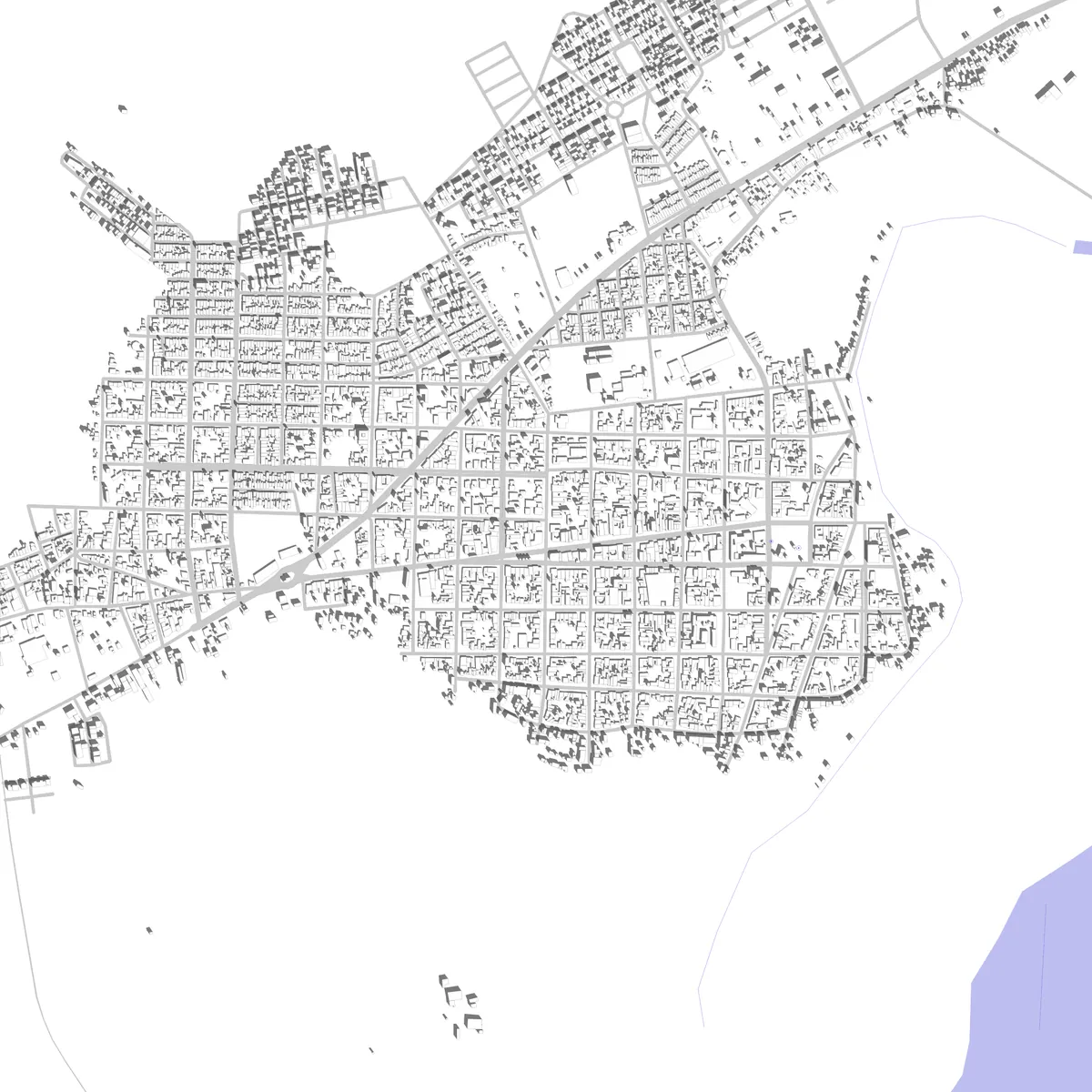 Puerto López site plan (2.5 km)