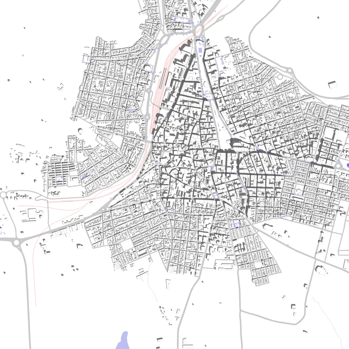 Puertollano site plan (2.5 km)