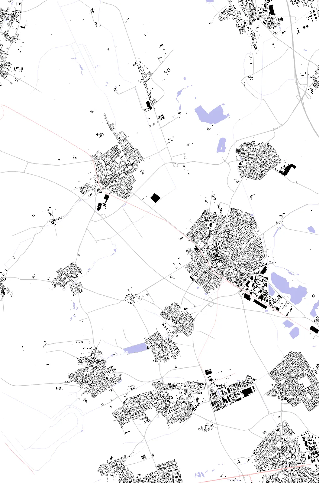 Pulheim figure ground plan