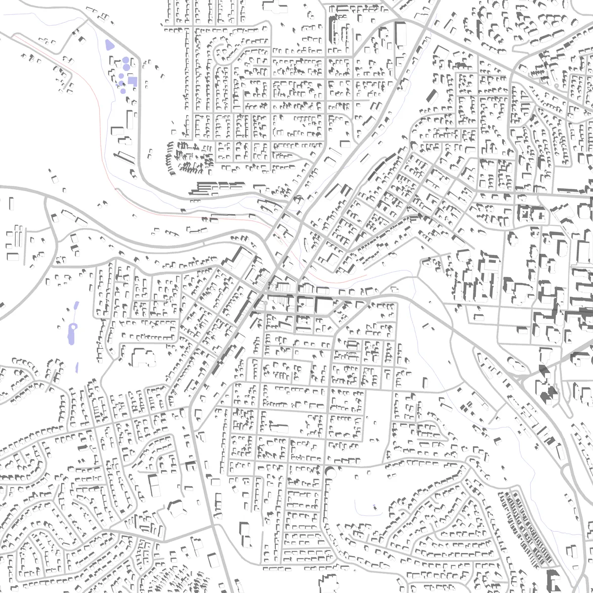 Pullman site plan (2.5 km)