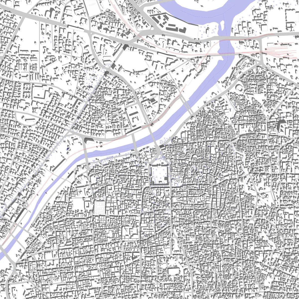 Pune site plan (2.5 km)