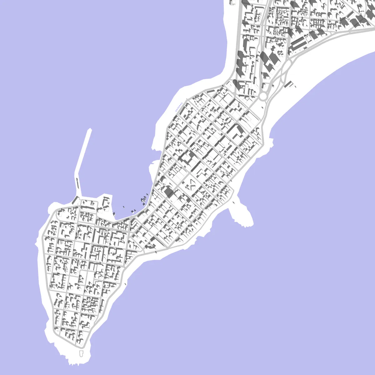 Punta del Este site plan (2.5 km)