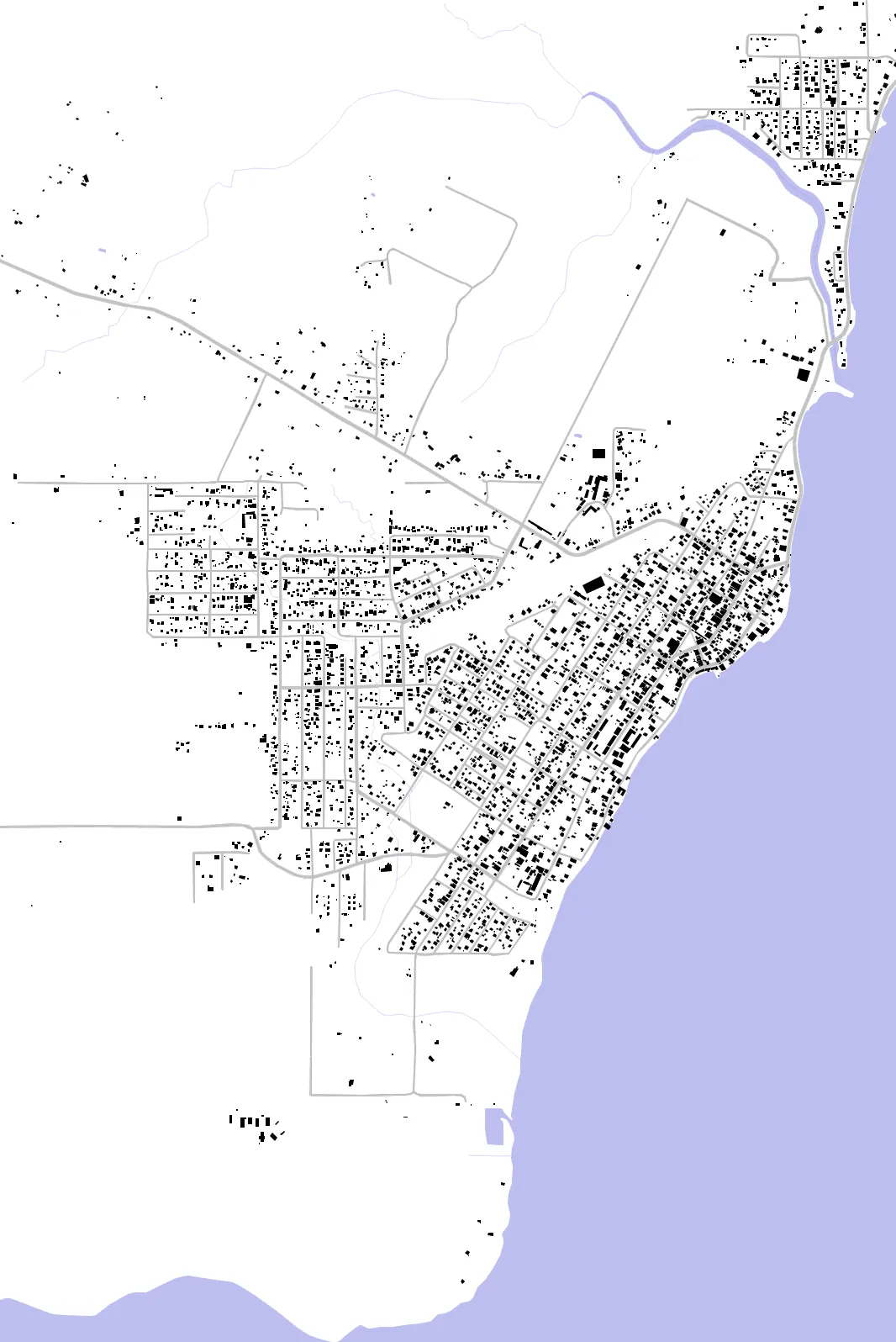 Punta Gorda figure ground plan