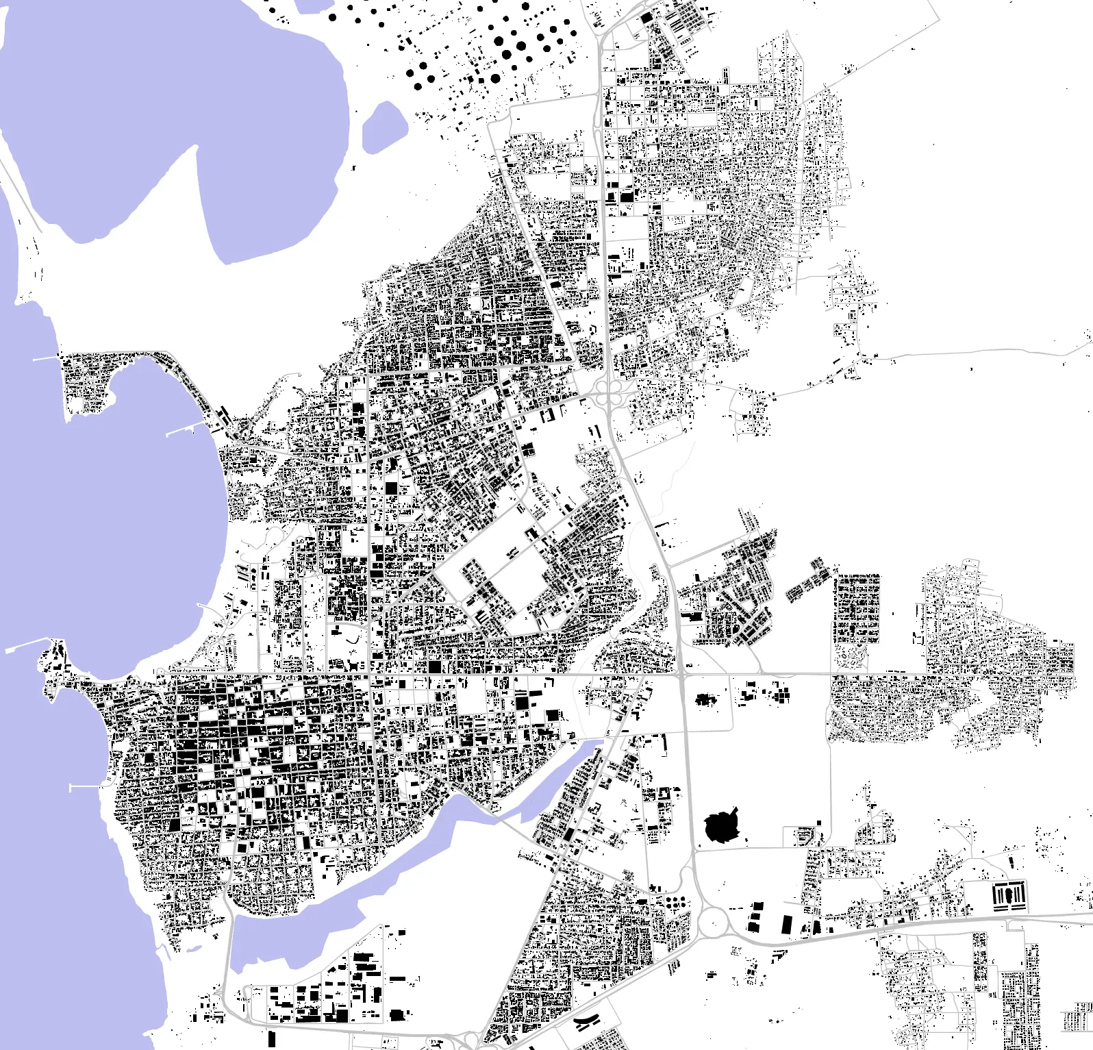 Punto Fijo figure ground plan