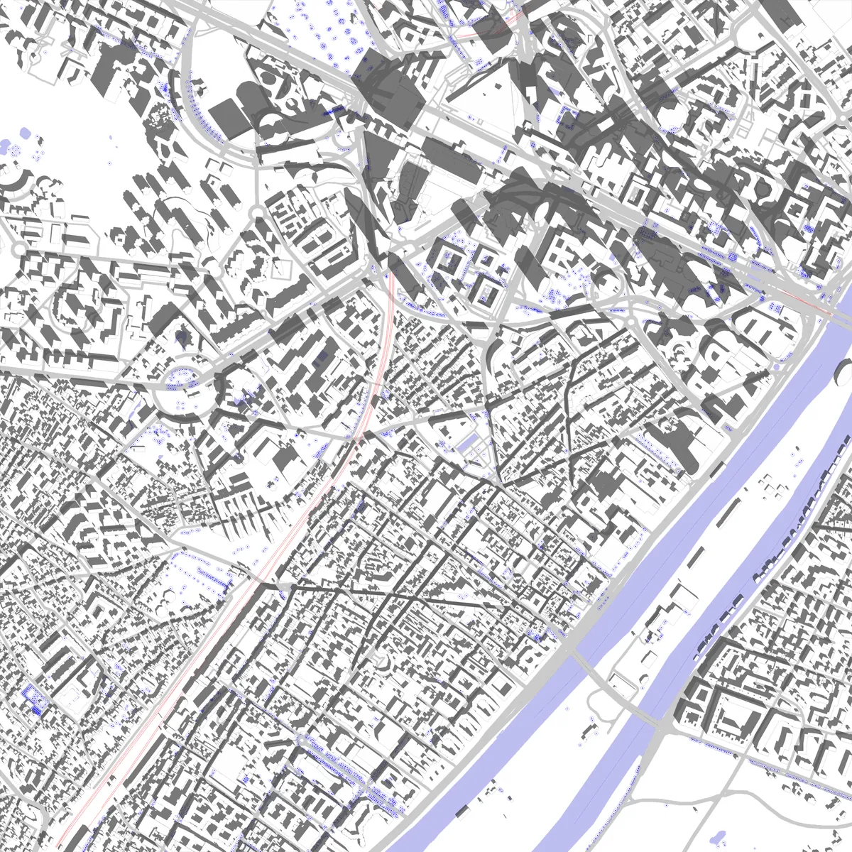 Puteaux site plan (2.5 km)