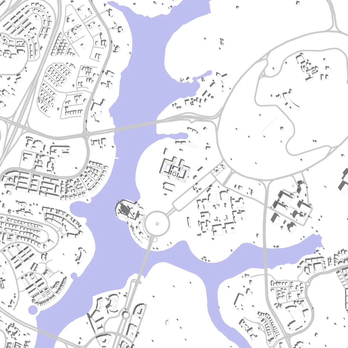 Putrajaya site plan (2.5 km)