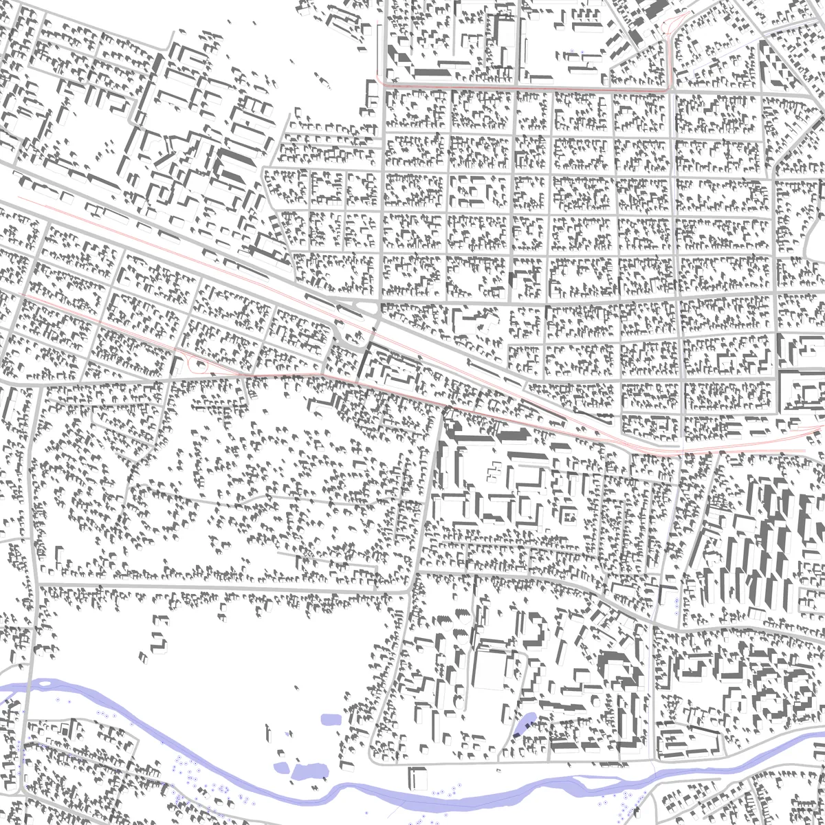 Pyatigorsk site plan (2.5 km)