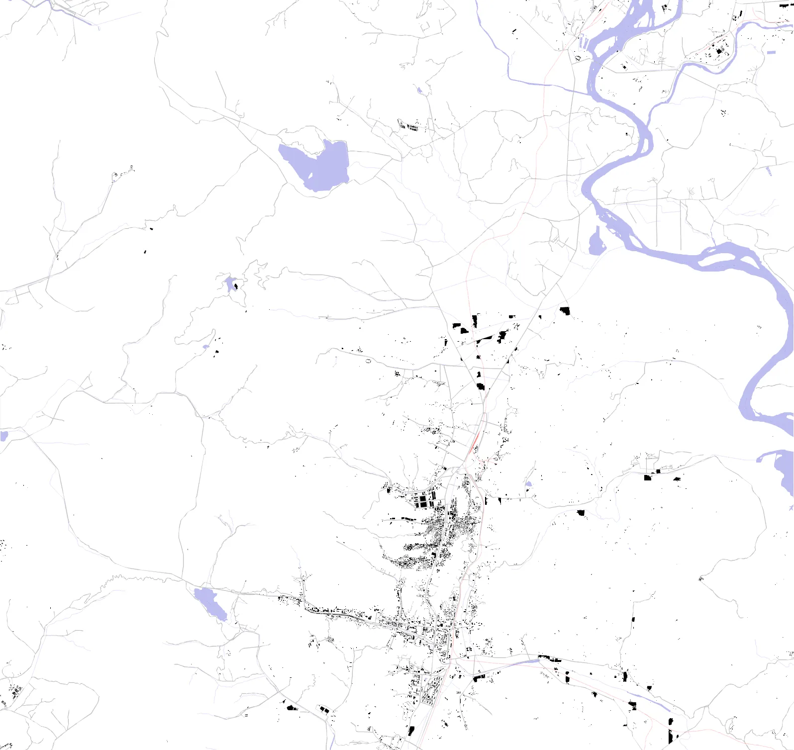 Pyongsong figure ground plan