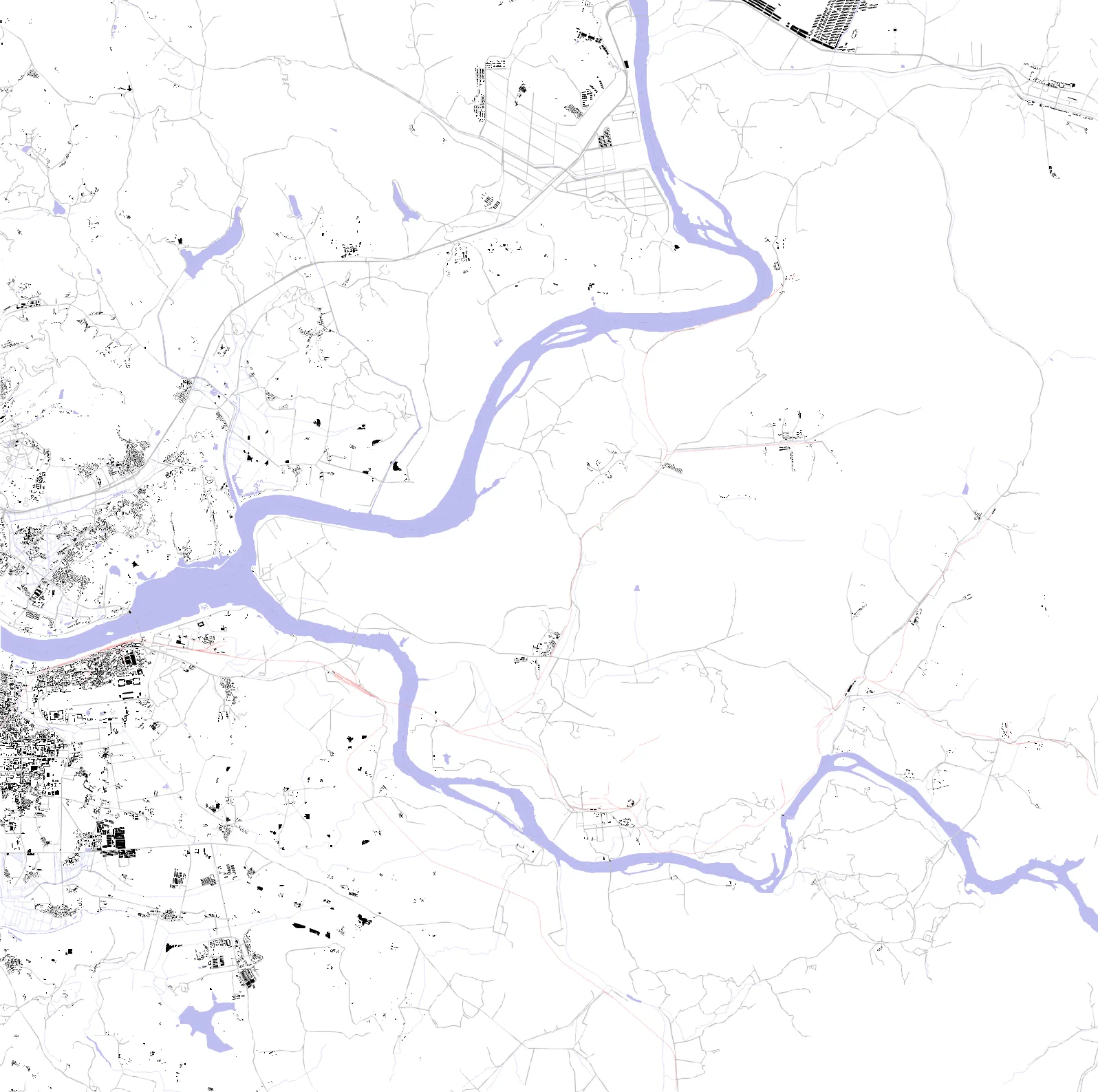 Pyongyang figure ground plan