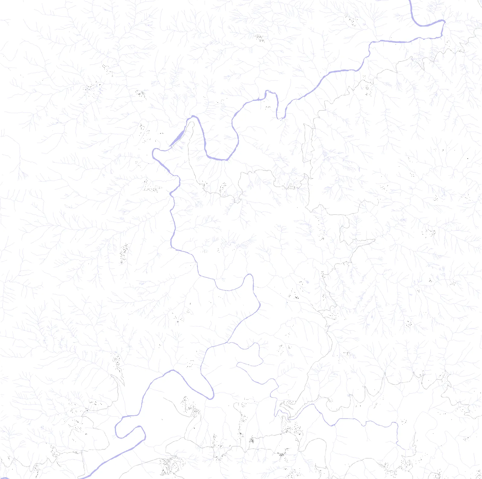 Qacha's Nek figure ground plan