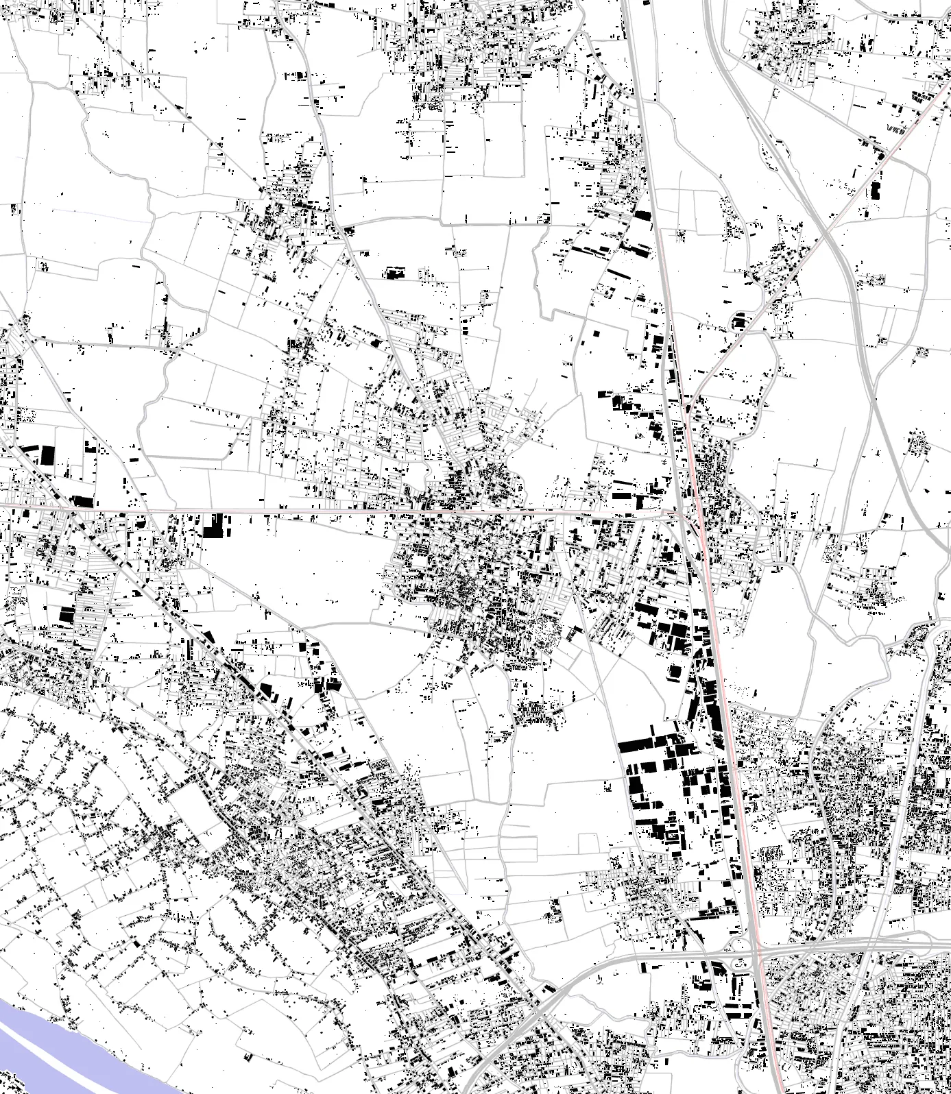 Qalyub figure ground plan