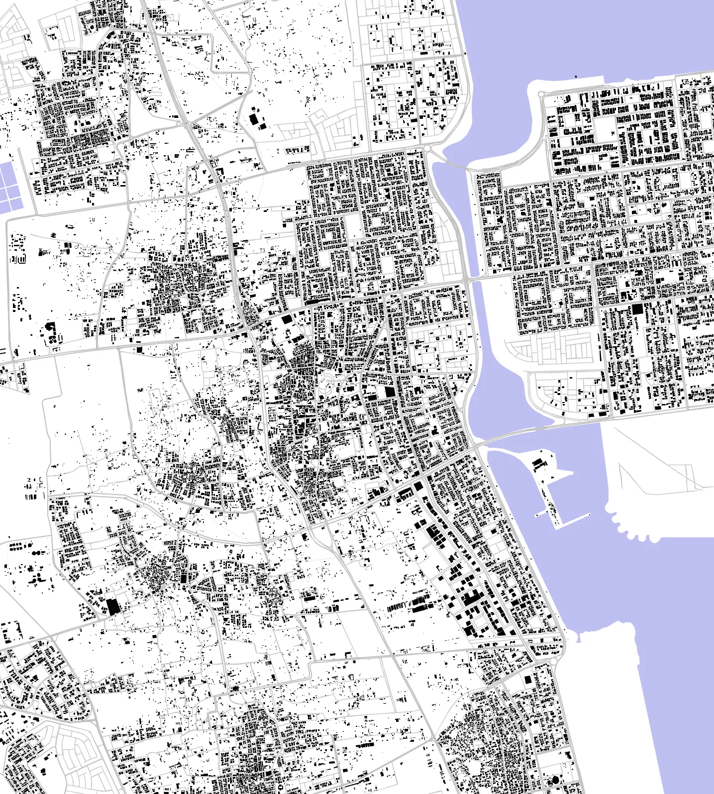 Qatif figure ground plan