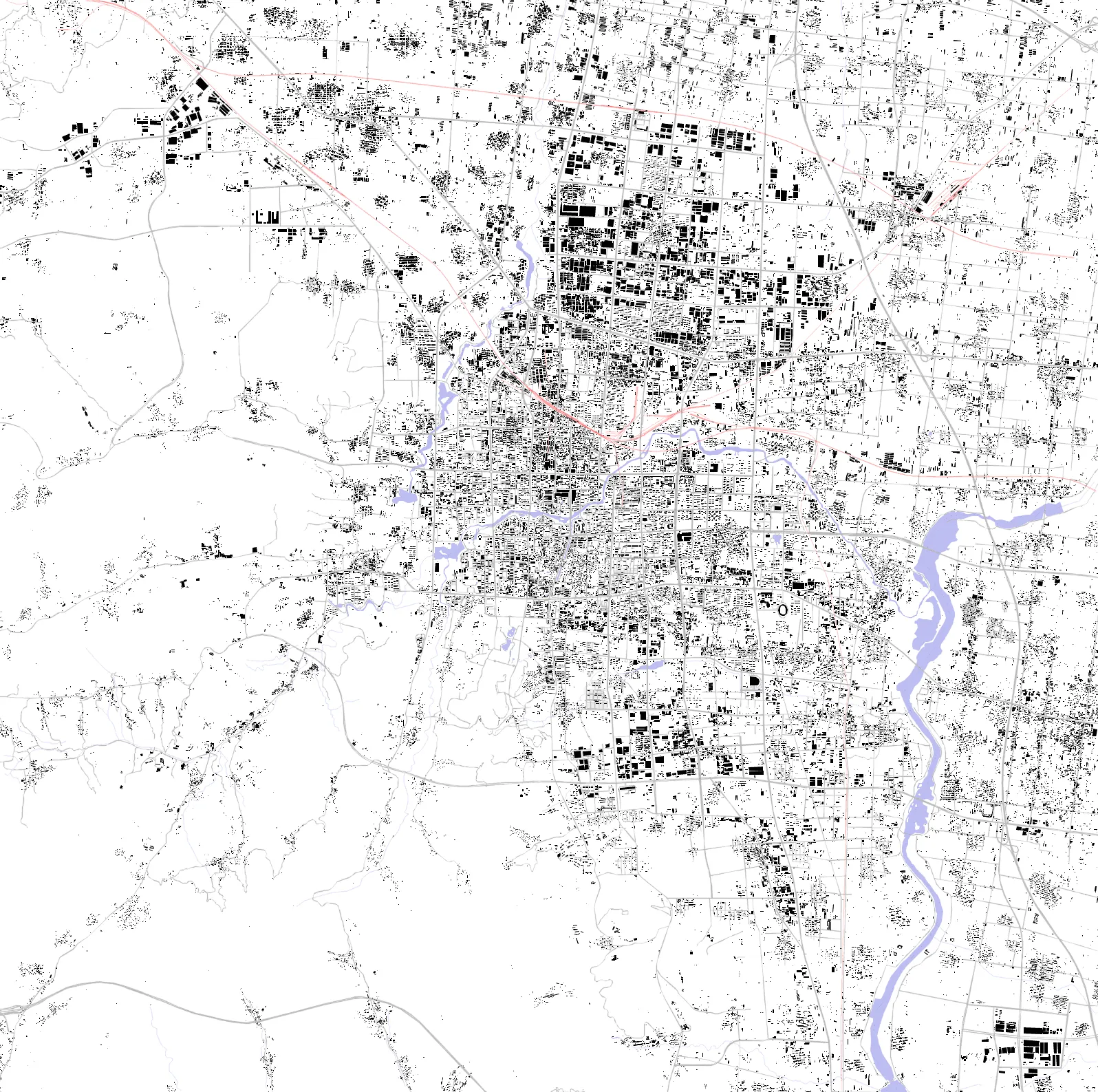 Qingzhou figure ground plan
