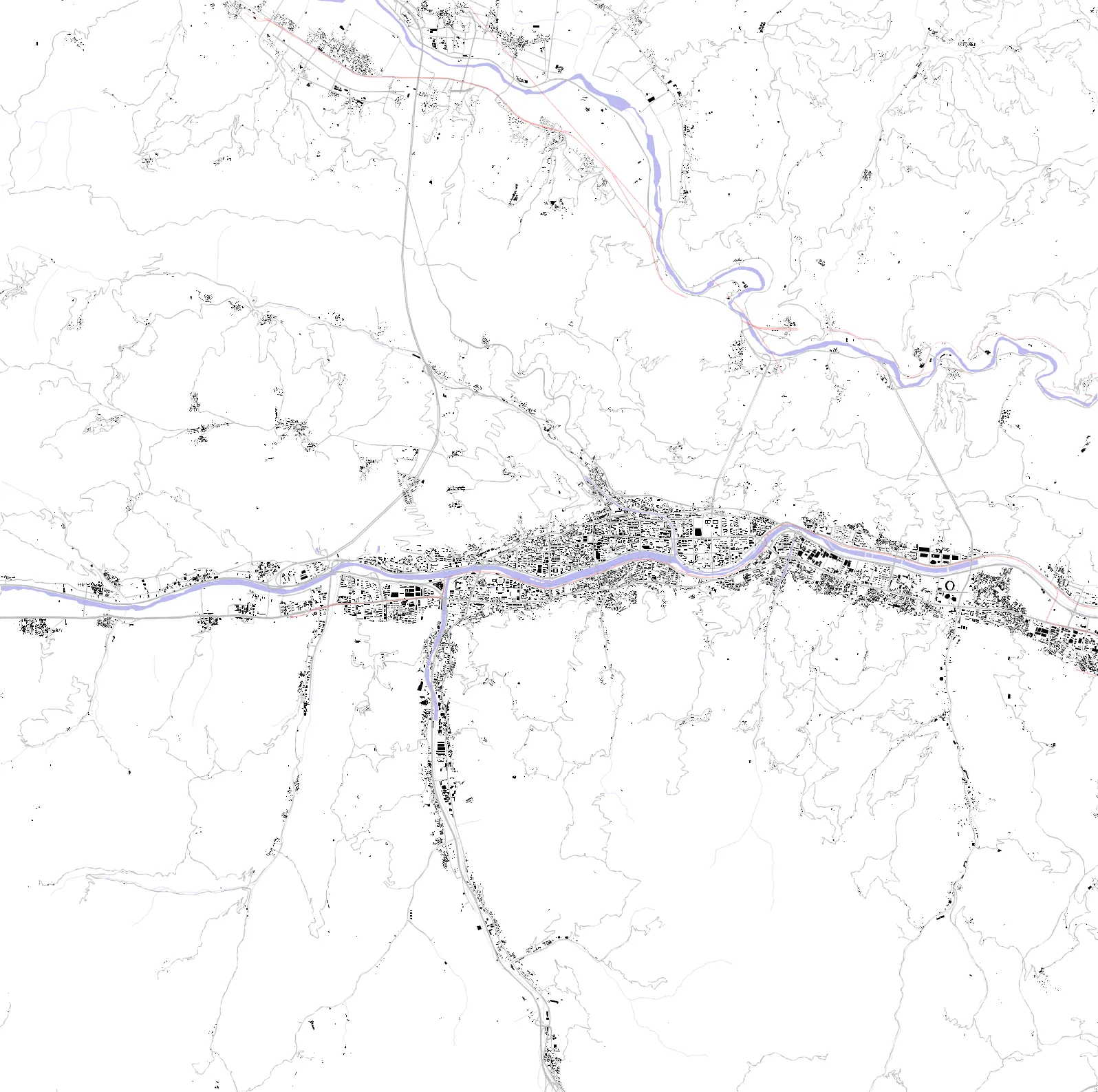 Qinzhou figure ground plan