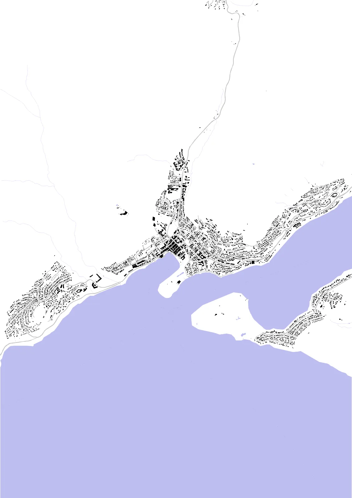 Queenstown figure ground plan