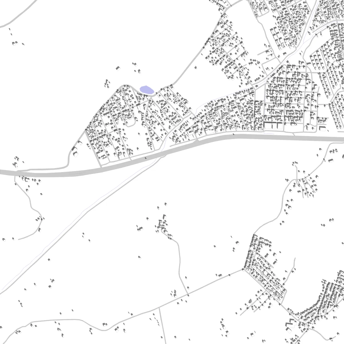 Queimados planta de localização (2,5 km)