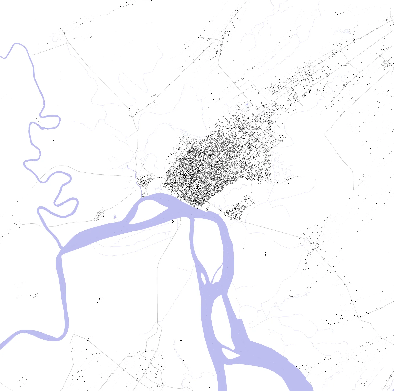 Quelimane figure ground plan