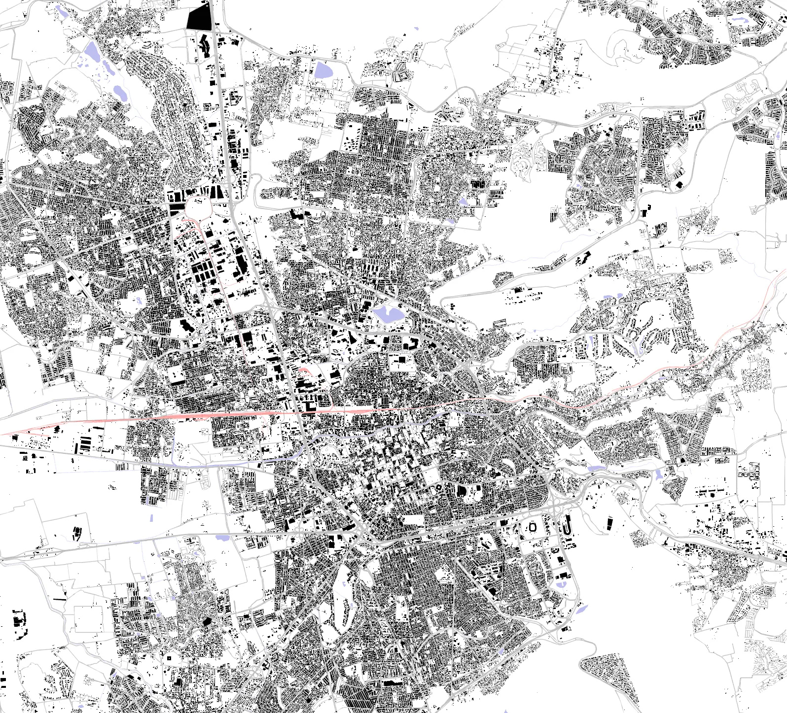 Ciudad de Querétaro plano de masas