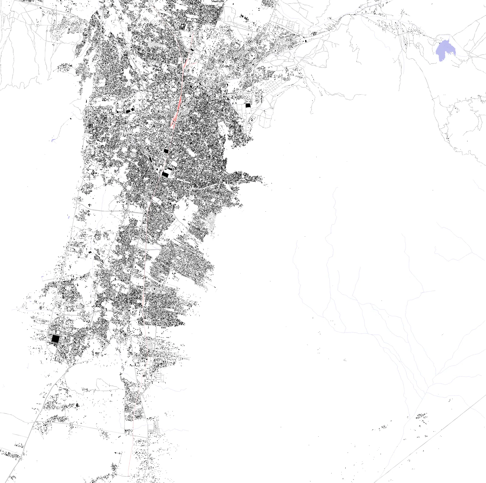 Quetta figure ground plan