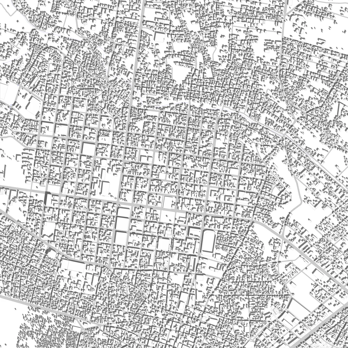 Quetzaltenango site plan (2.5 km)