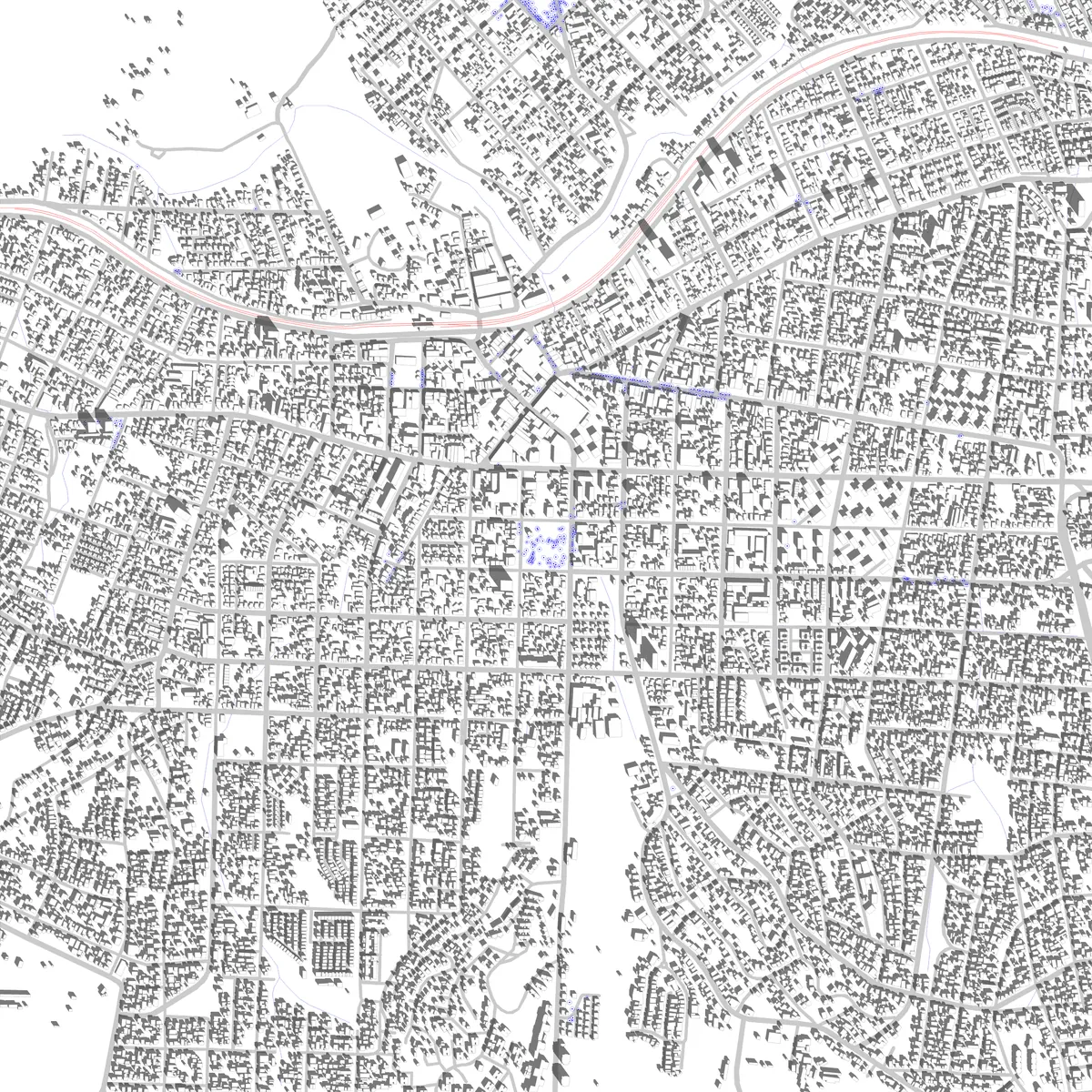 Quilpué plano de situación (2.5 km)