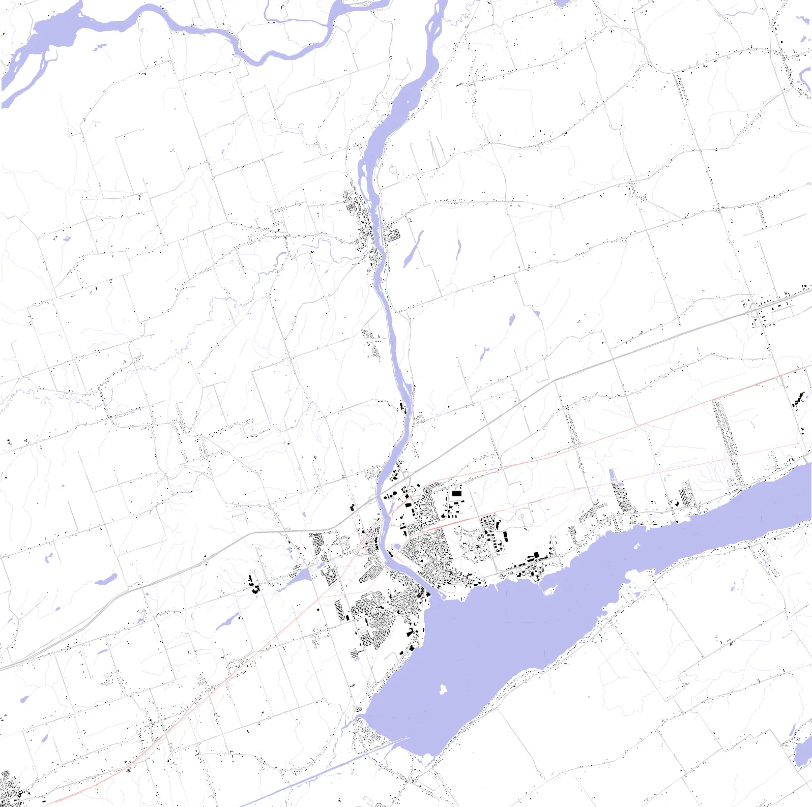 Quinte West figure ground plan