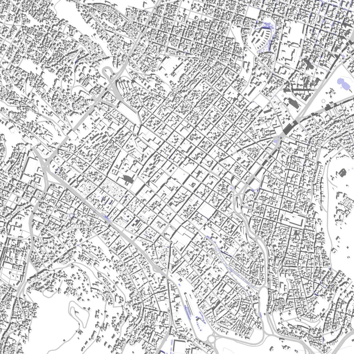 Quito site plan (2.5 km)