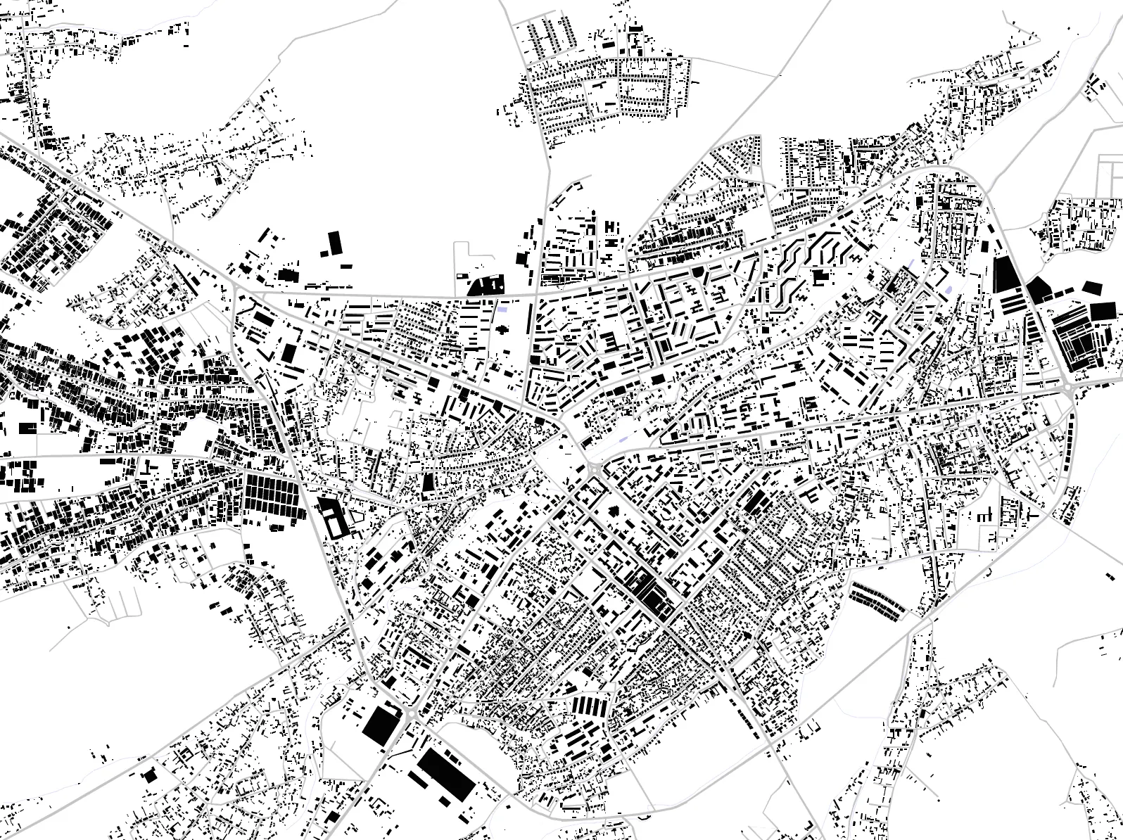 Qurghonteppa figure ground plan