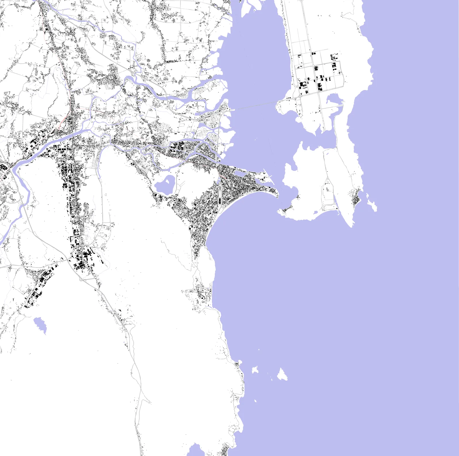 Quy Nhơn figure ground plan