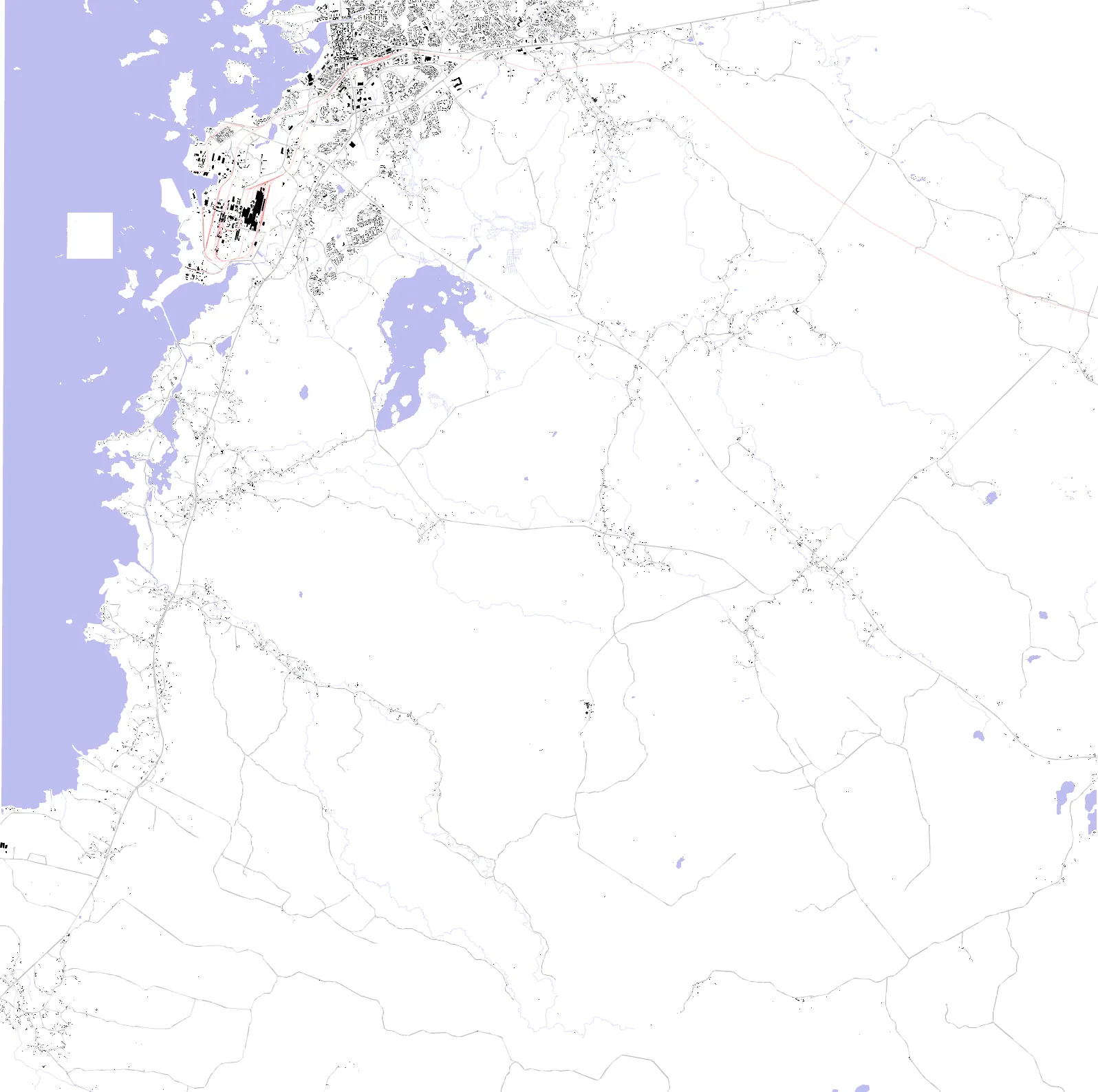 Raahe figure ground plan