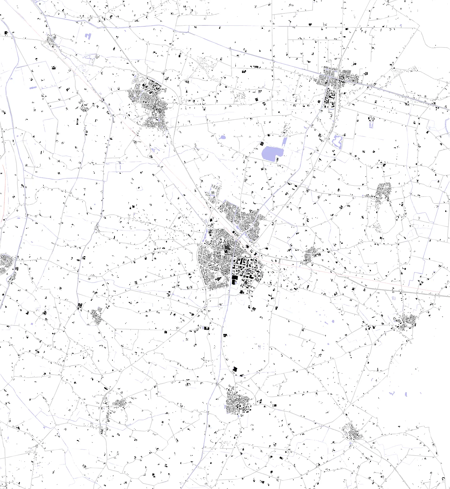 Raalte figure ground plan