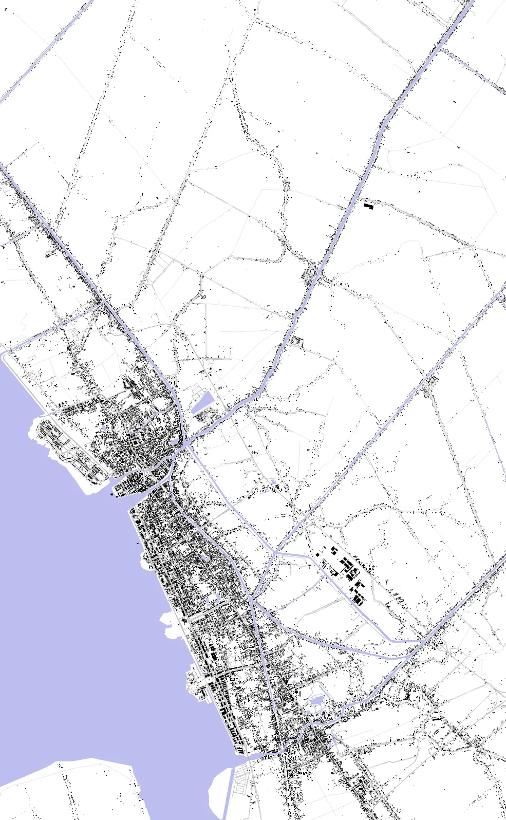 Rạch Giá figure ground plan