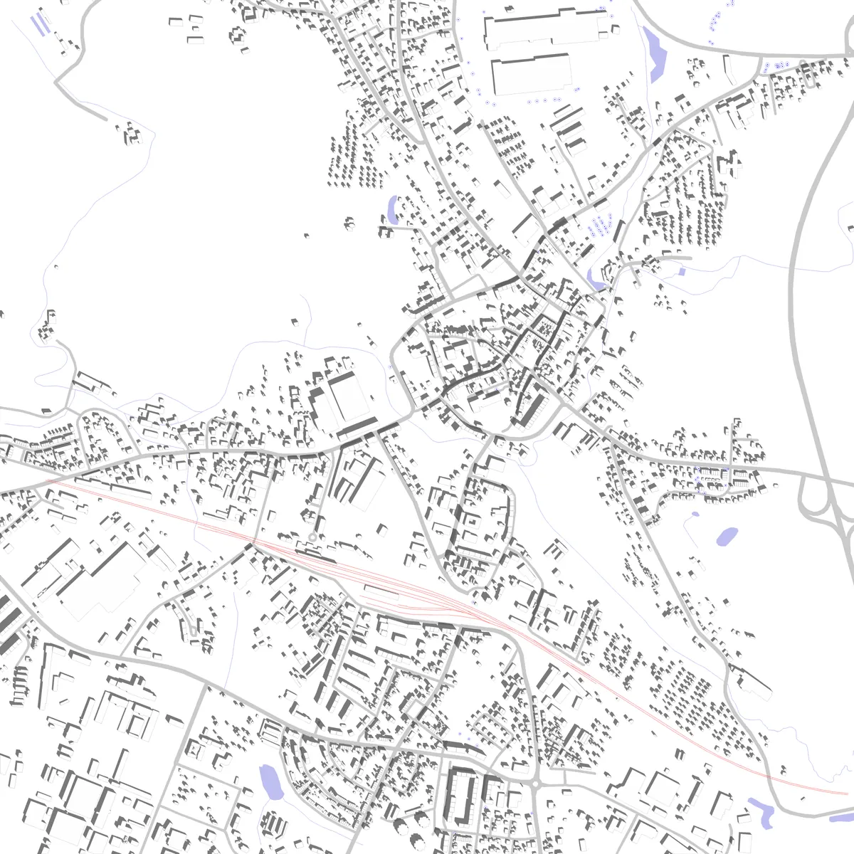 Radeberg Lageplan (2,5 km)