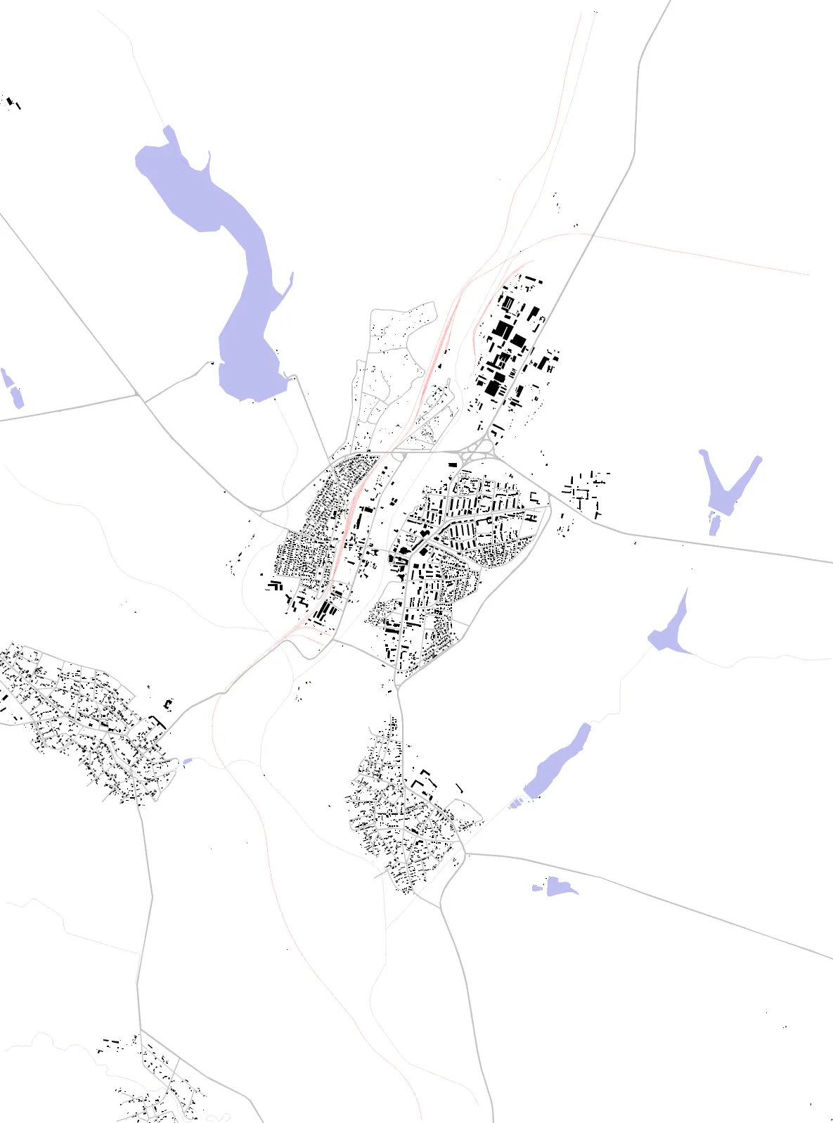 Radnevo figure ground plan