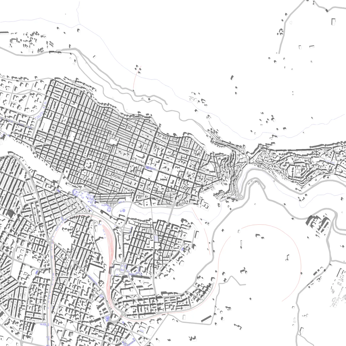 Ragusa planimetria di sito (2.5 km)