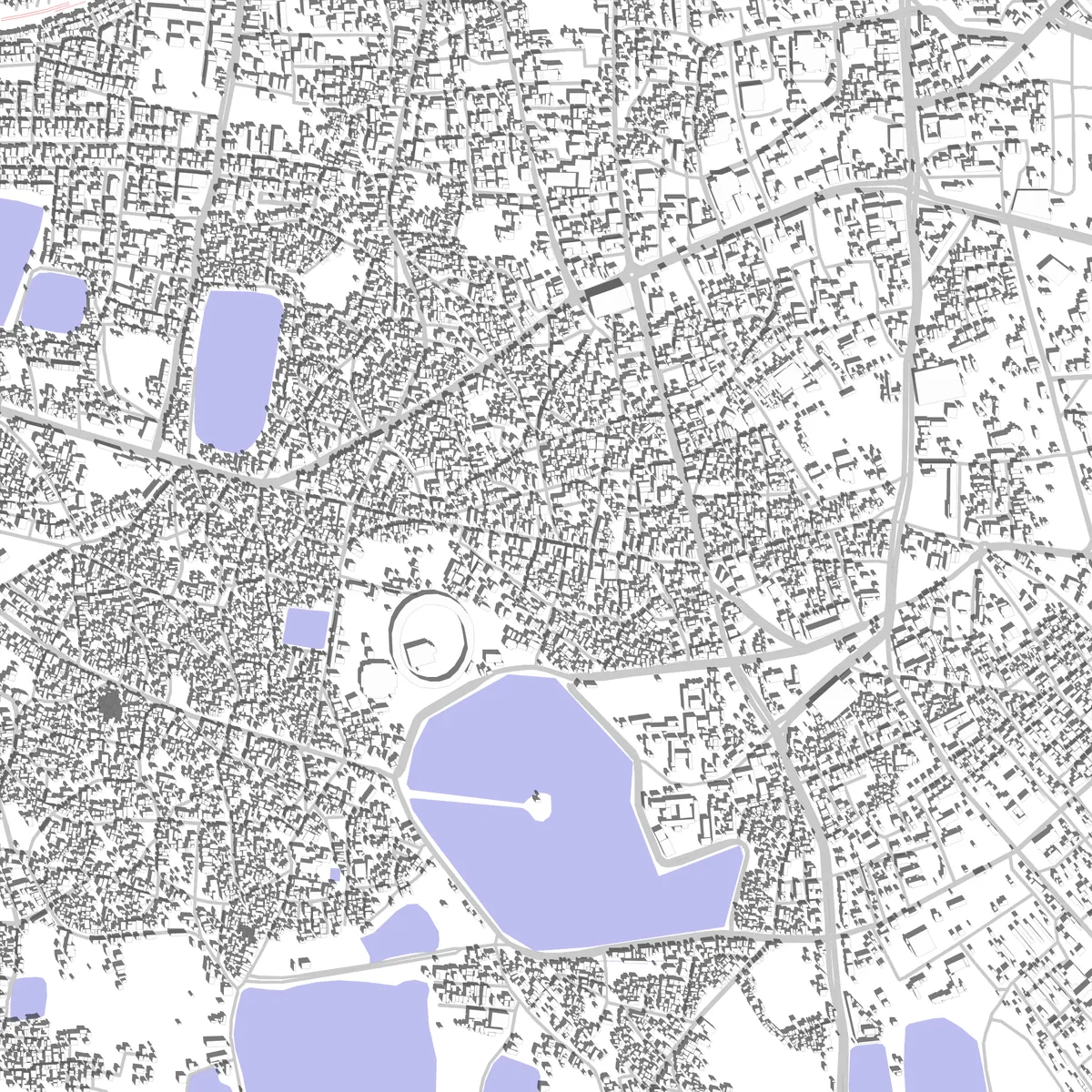 Raipur site plan (2.5 km)