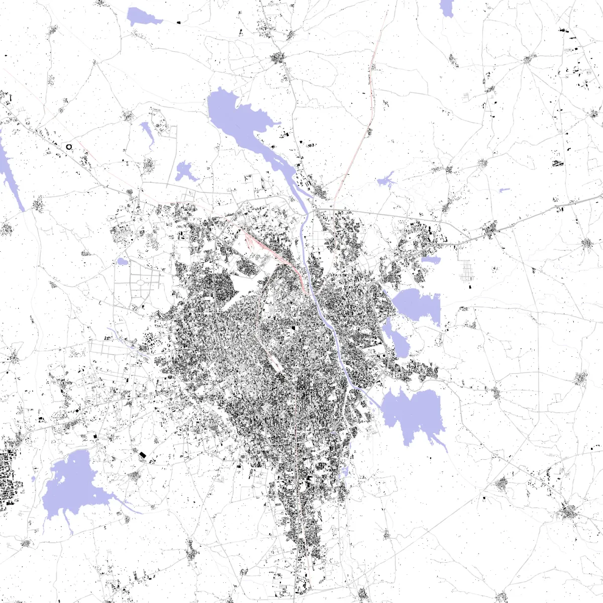 Rajkot Architectural Map | ready-to-draw layered vectors | CAD ATLAS