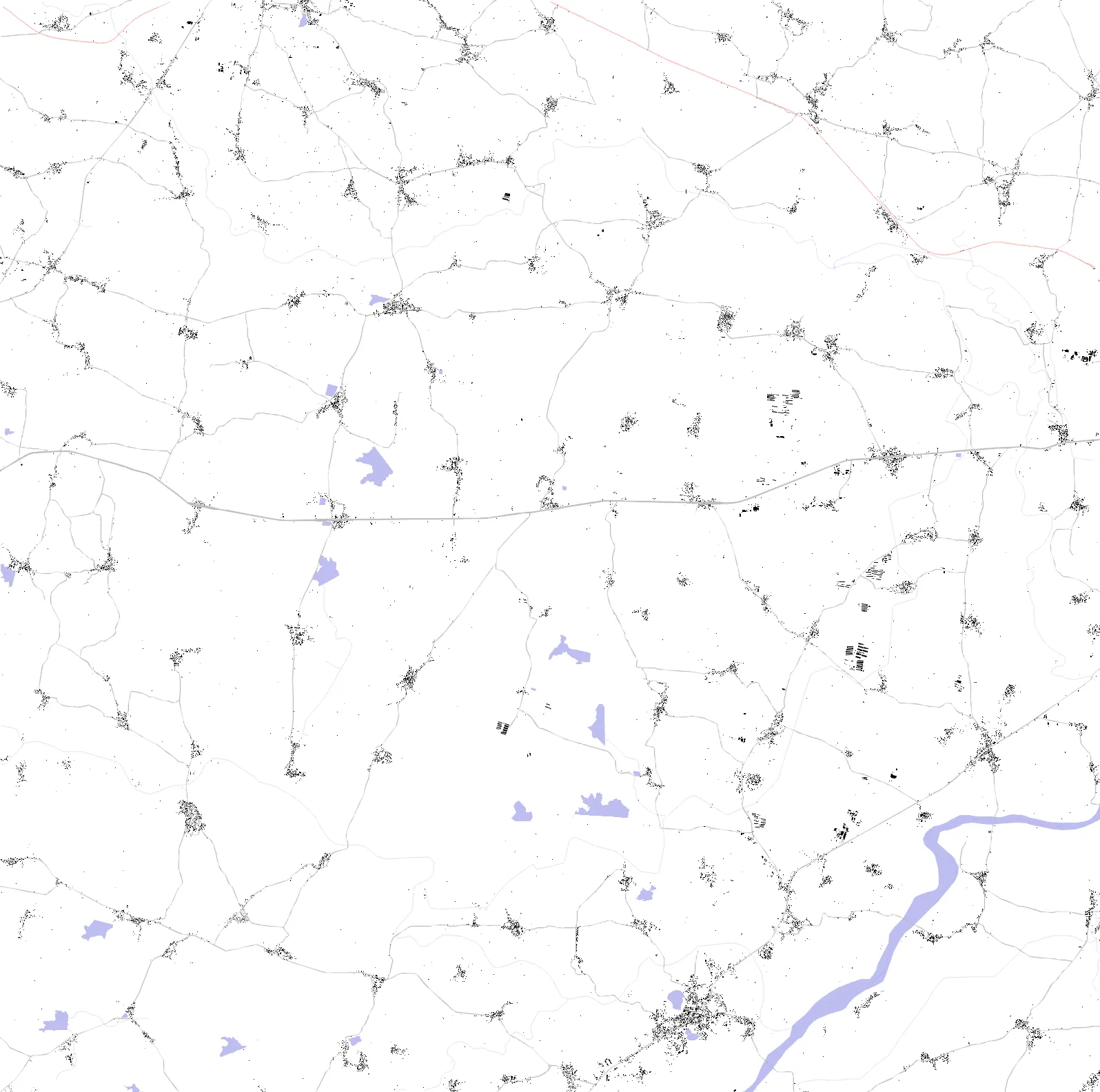 Rajnandgaon figure ground plan