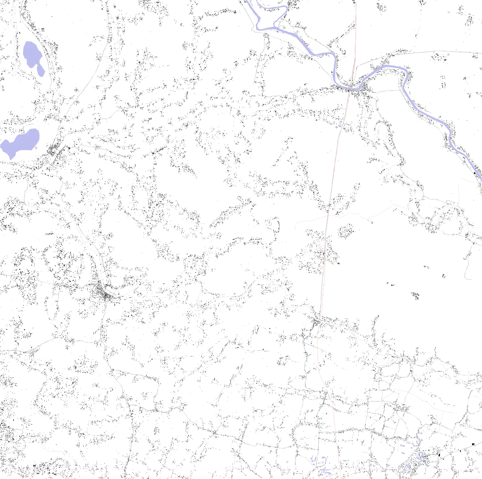 Rajshahi figure ground plan