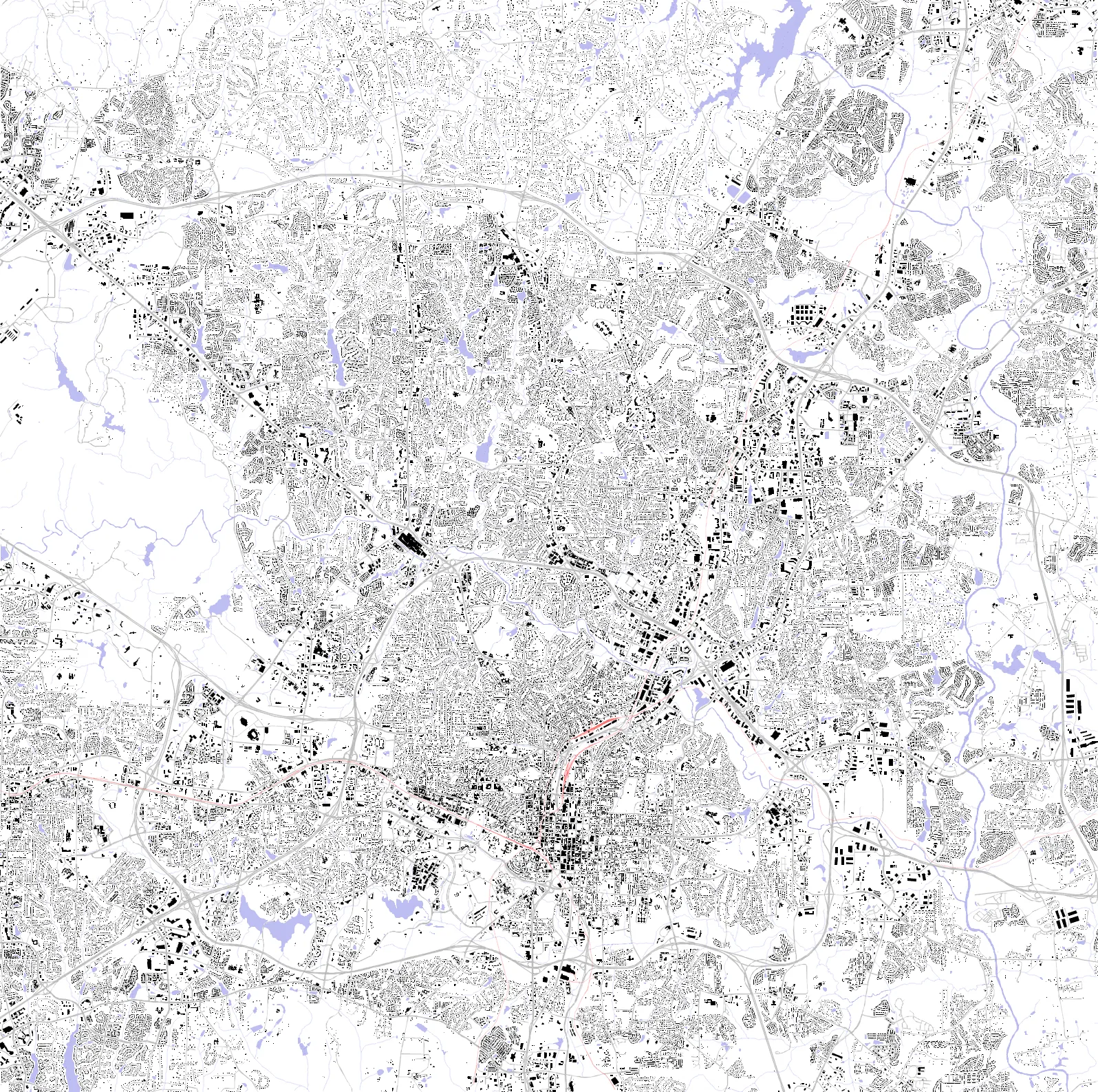 Raleigh figure ground plan