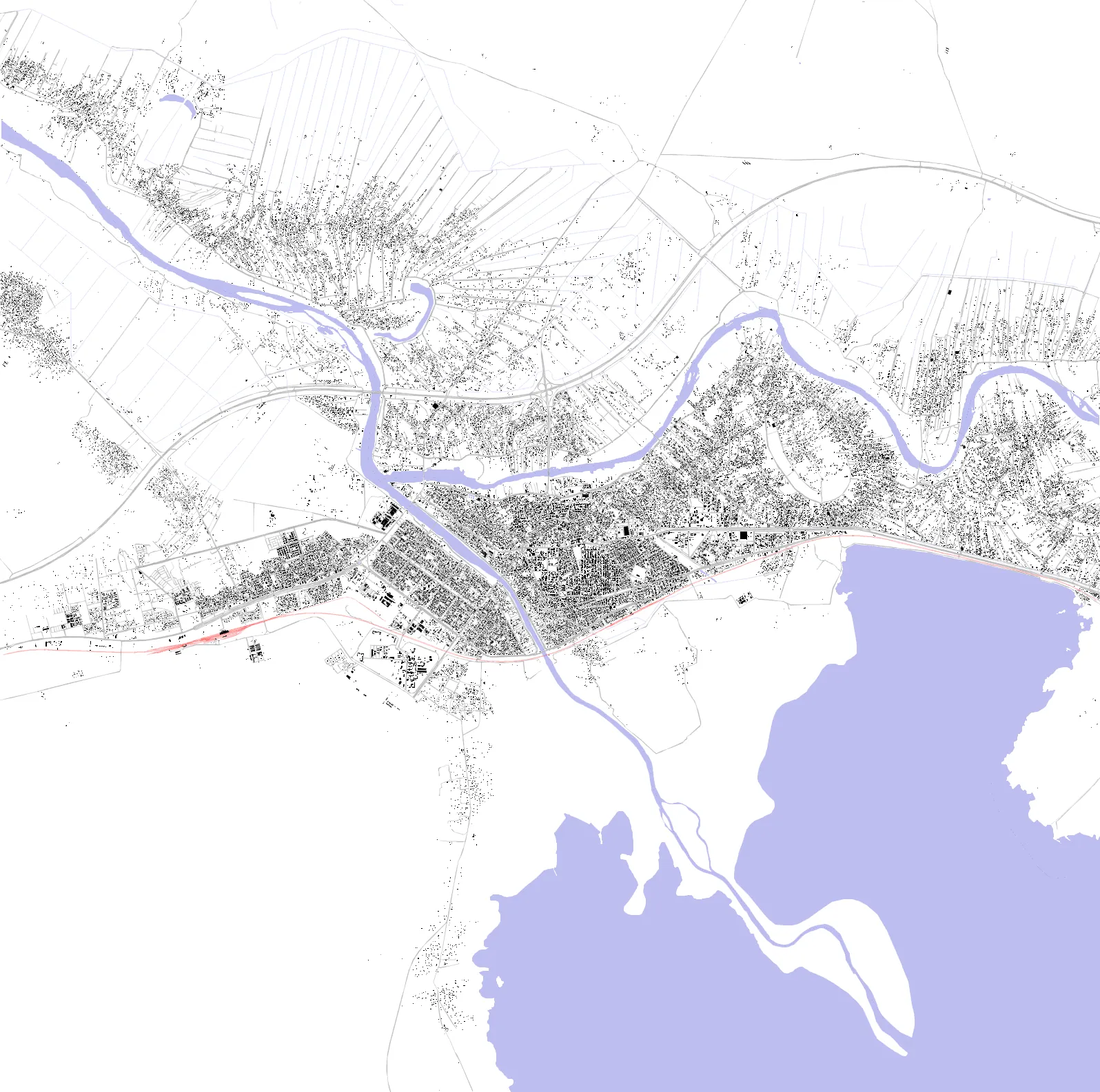 Ramadi figure ground plan