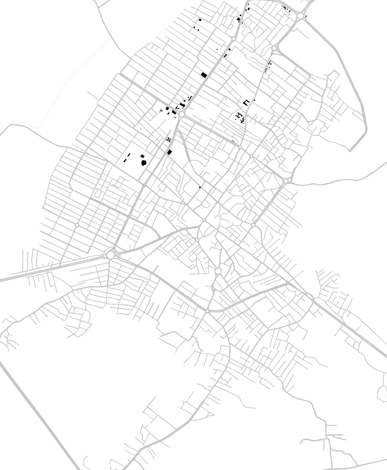 Ramhormoz figure ground plan
