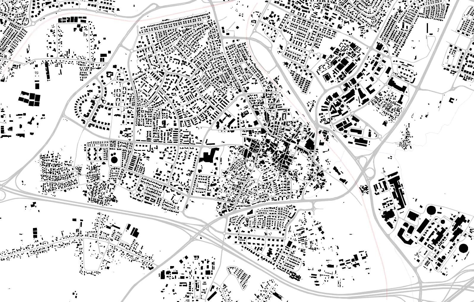Ramla figure ground plan