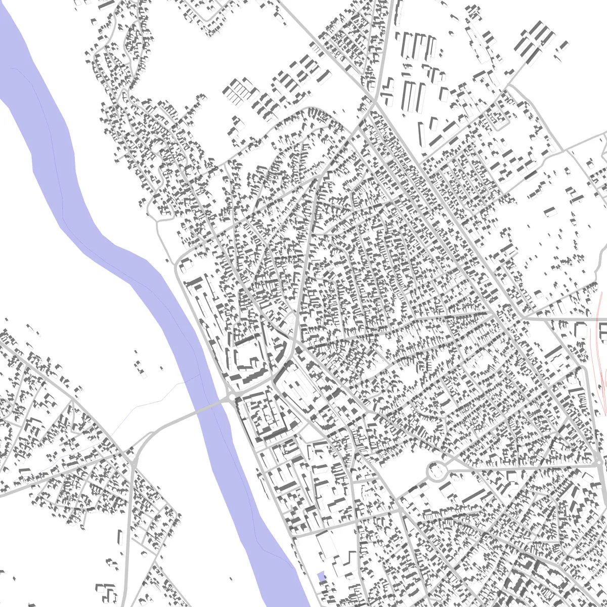 Râmnicu Sărat site plan (2,5 km)