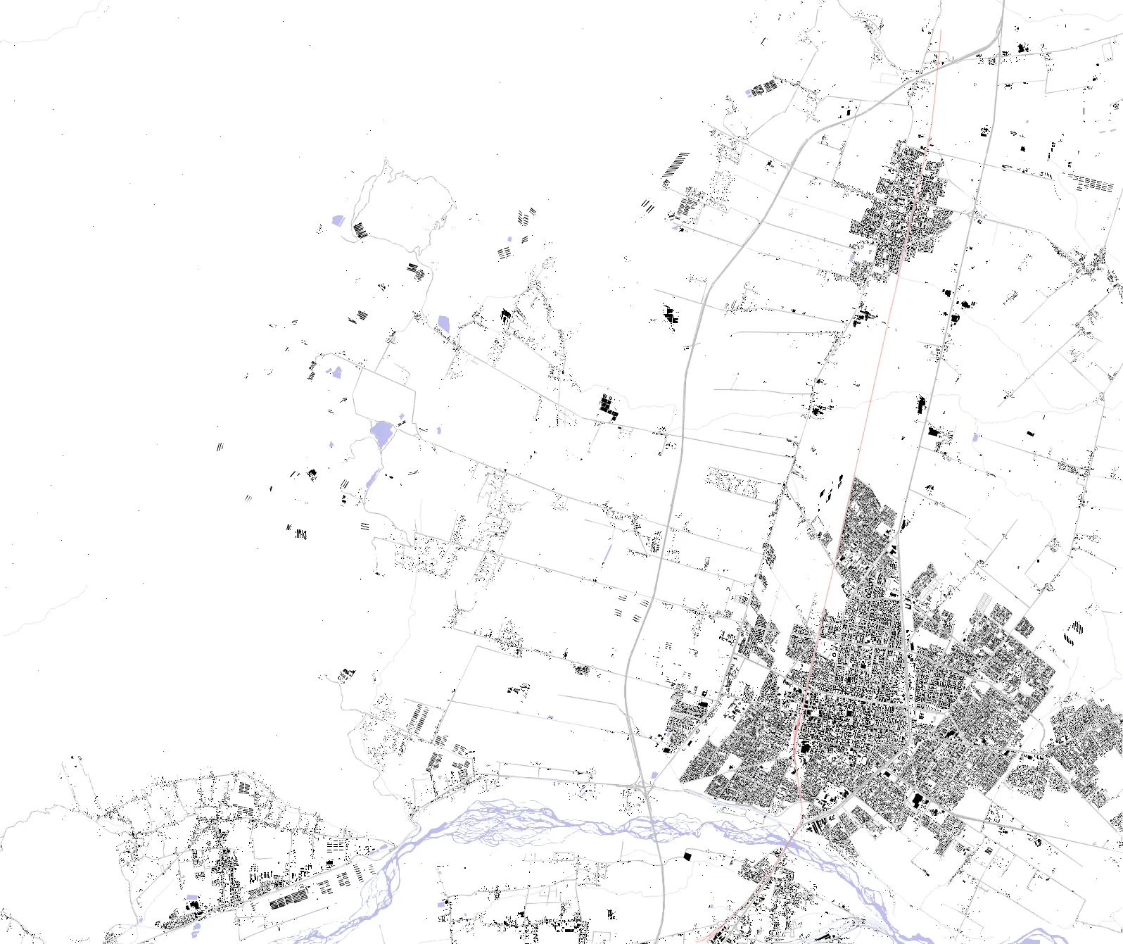 Rancagua figure ground plan