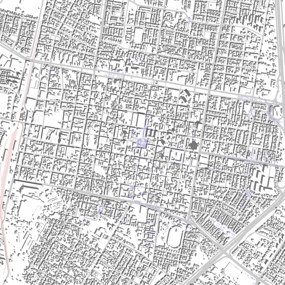 Rancagua site plan (2.5 km)