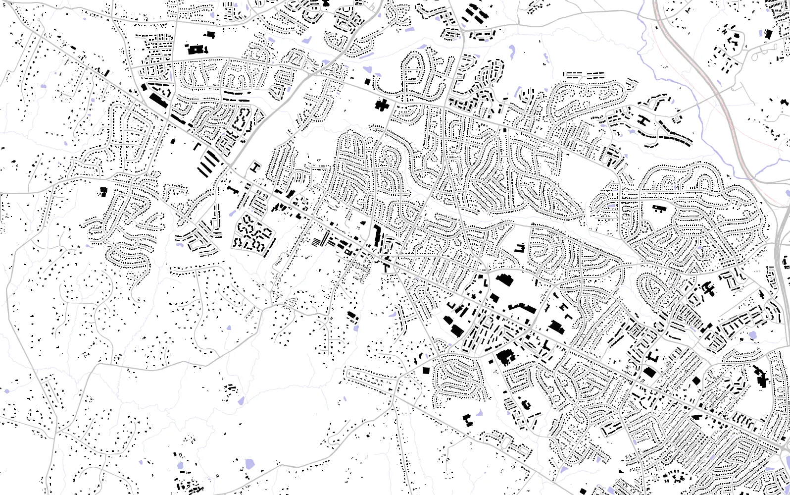 Randallstown figure ground plan