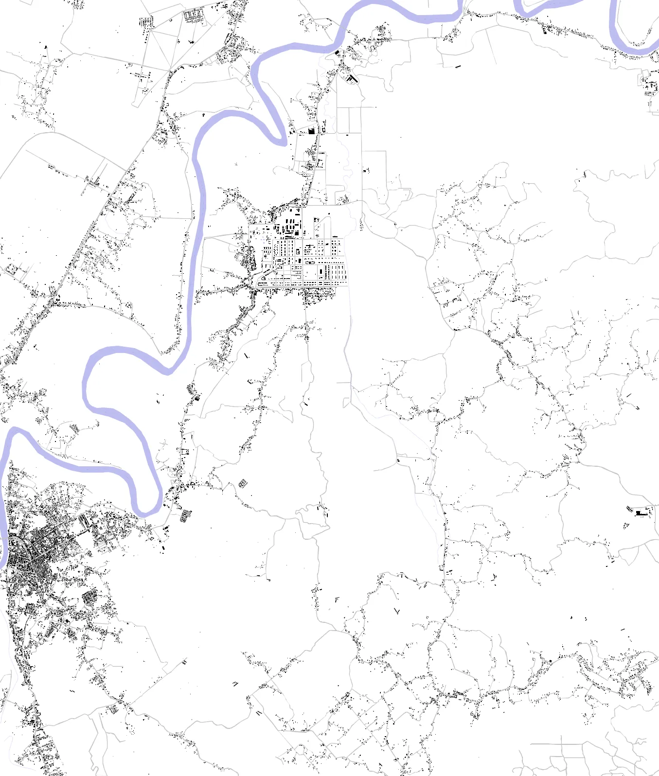 Rantau figure ground plan
