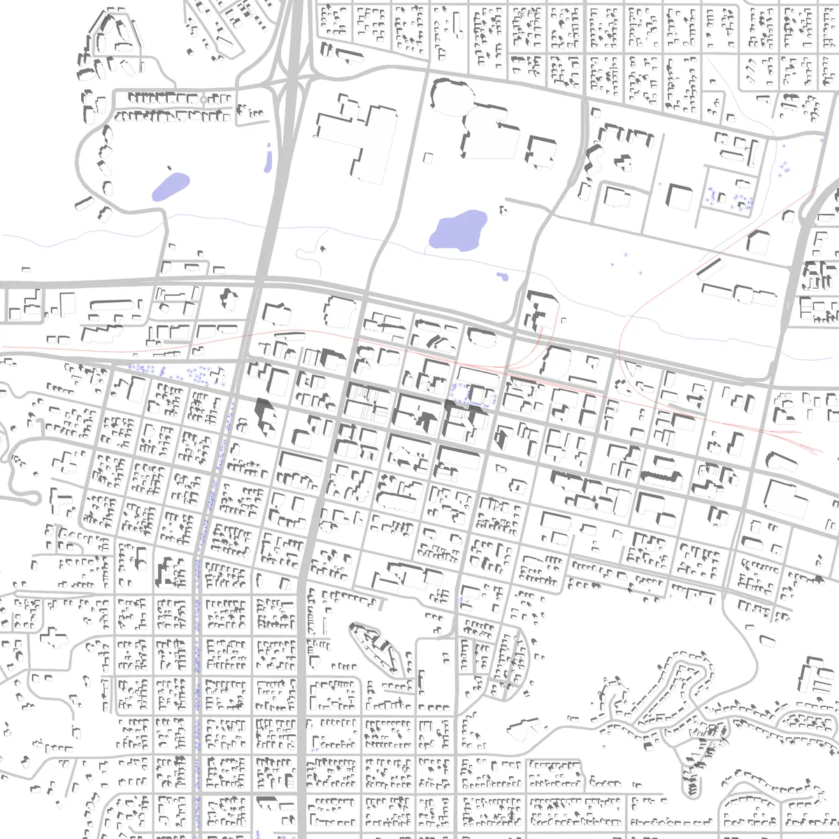 Rapid City site plan (2.5 km)