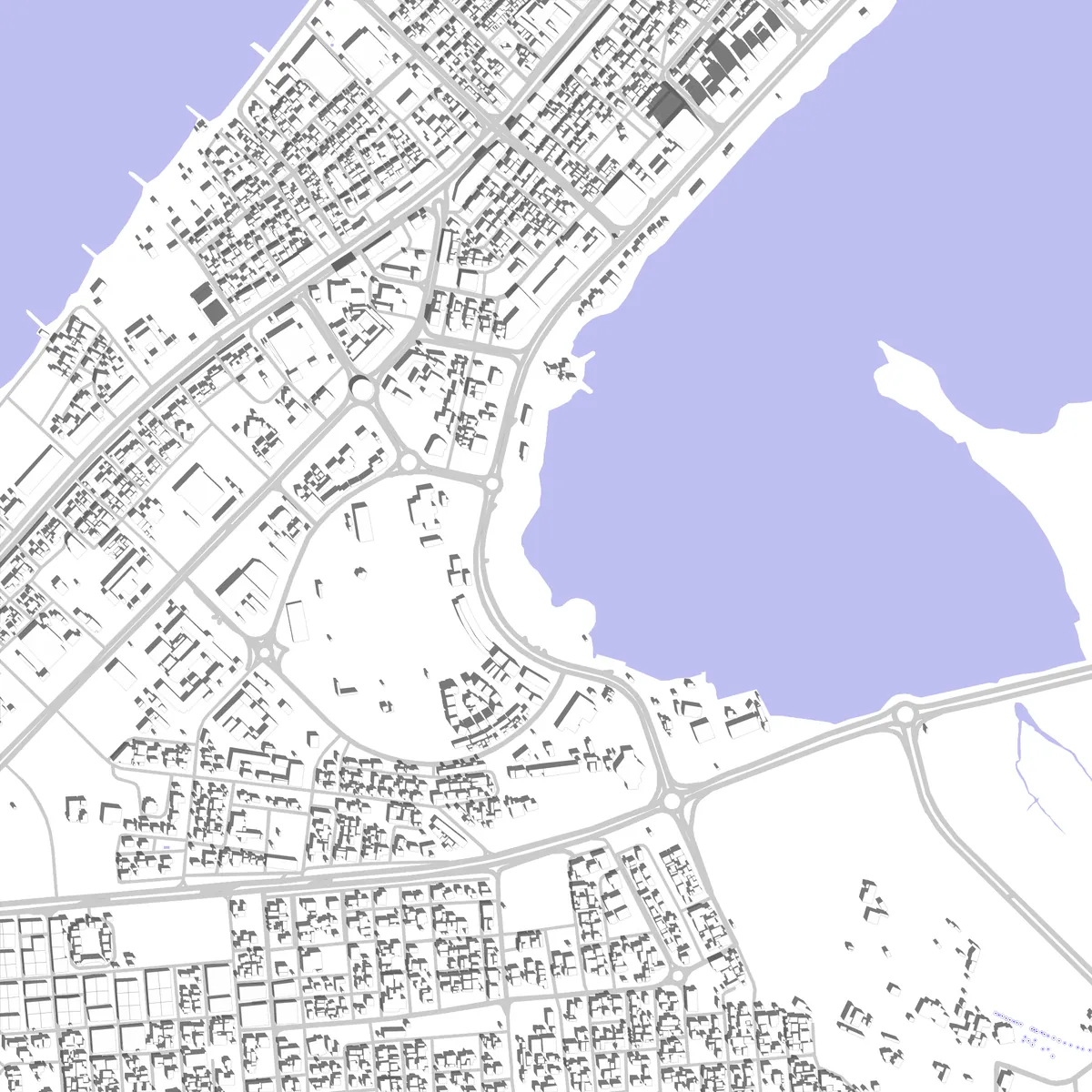 Ras Al Khaimah City site plan (2.5 km)